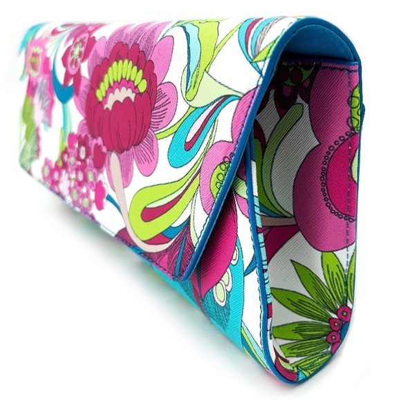 Trina Turk Summer Floral Clutch Bag - Picture 2 of 3